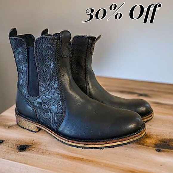 Harley-Davidson Other - Harley Davidson Black Leather Chelsea Motorcycle Boots 94109